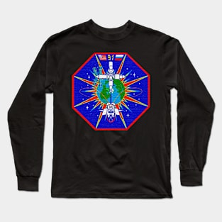 Black Panther Art - NASA Space Badge 139 Long Sleeve T-Shirt